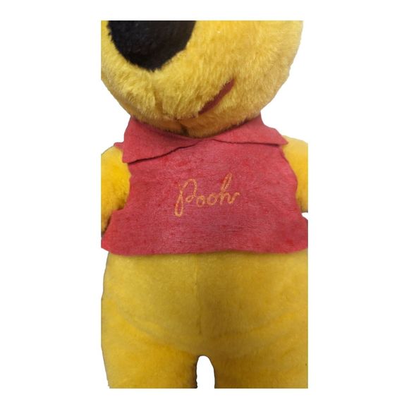 VTG Winnie The Pooh Large Stuffed Animal Pooh Bear Plush 20" w/ Red Shirt - Picture 6 of 7